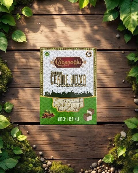 Antep Fıstıklı Çekme Helva 280gr (küçük dilim çekme helva+ çekmeceli paket)